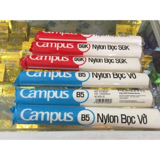 Bọc vở kẻ ngang và SGK Campus
