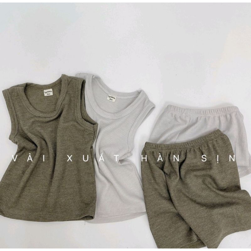 SÉT 2 BỘ BA LỖ HÀN QUỐC CHO BÉ TRAI BÉ GÁI