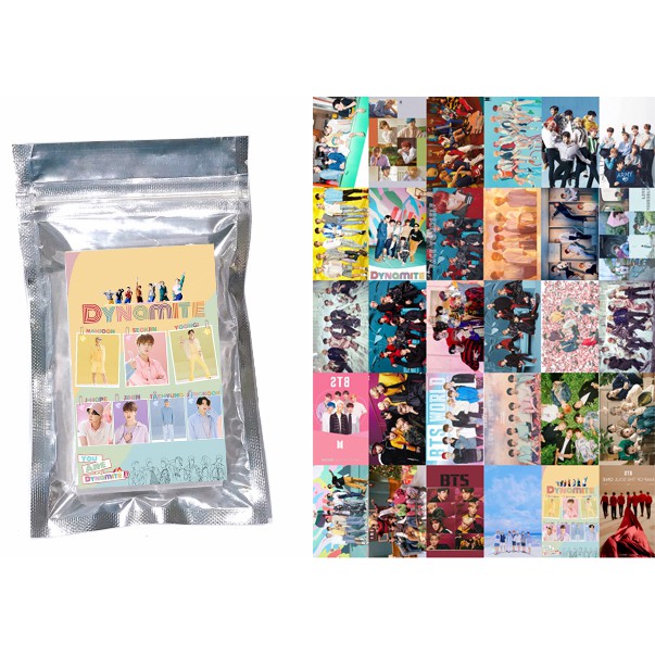 Lomo Card bangtan army LM1 30 tấm 5*8cm