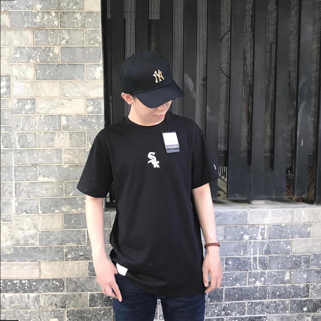 (Auth) Áo New Era Chicago màu đen cực đẹp, dễ phối