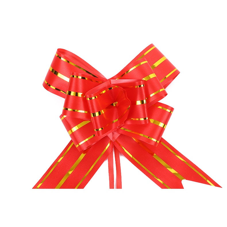 [Mã LIFEBOOK2 giảm 10% đơn 0Đ] Tệp 10 chiếc nơ rút màu đỏ rộng 1,8cm gói quà tặng