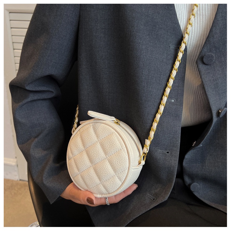 Túi Xách Mini Nữ Dáng Tròn Quả Trám Chất Da Mềm Đẹp Siêu Dễ Thương - ViVi