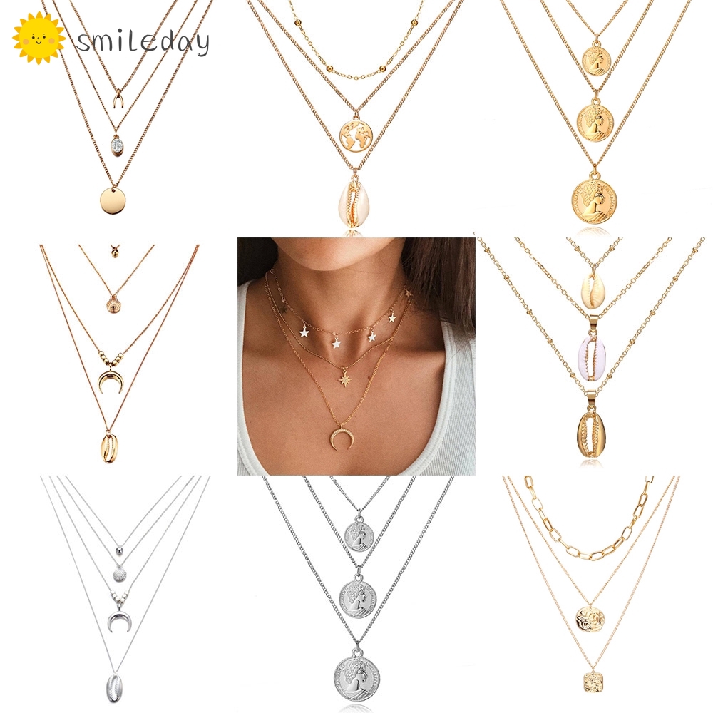 Dây chuyền nhiều tầng cá tính thời trang cho nữ