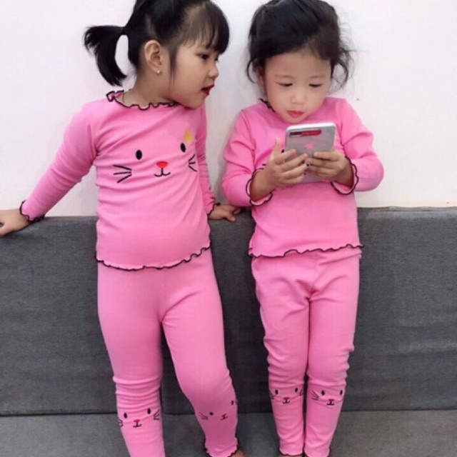 Bộ len tăm hình mèo