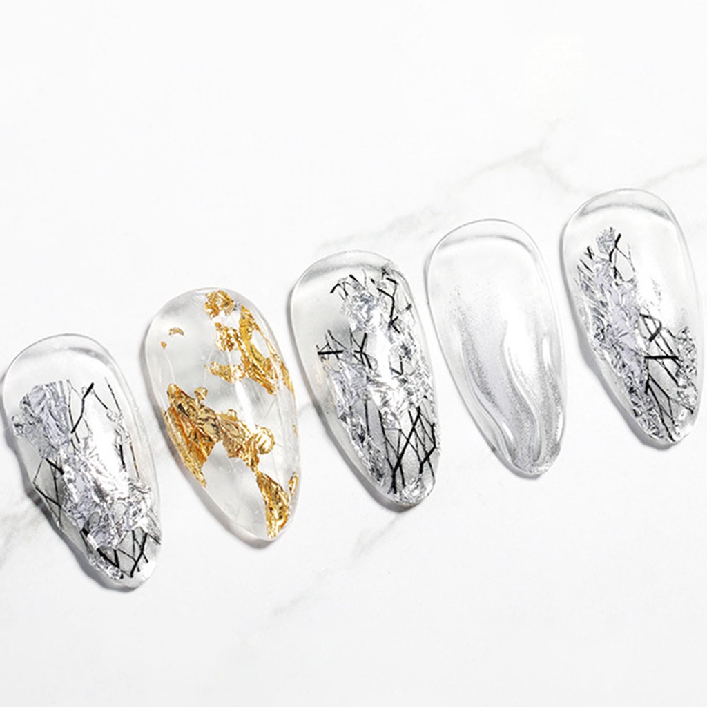 Cuộn Giấy Foil Vàng Nhiều Màu Dán Móng Tay Nghệ Thuật