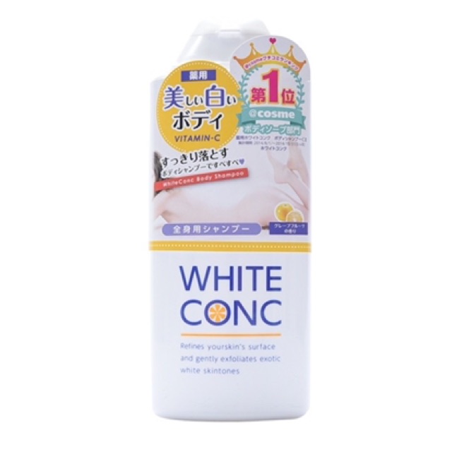 Sữa Tắm Trắng Da Body White Conc Nhật Bản 360ml