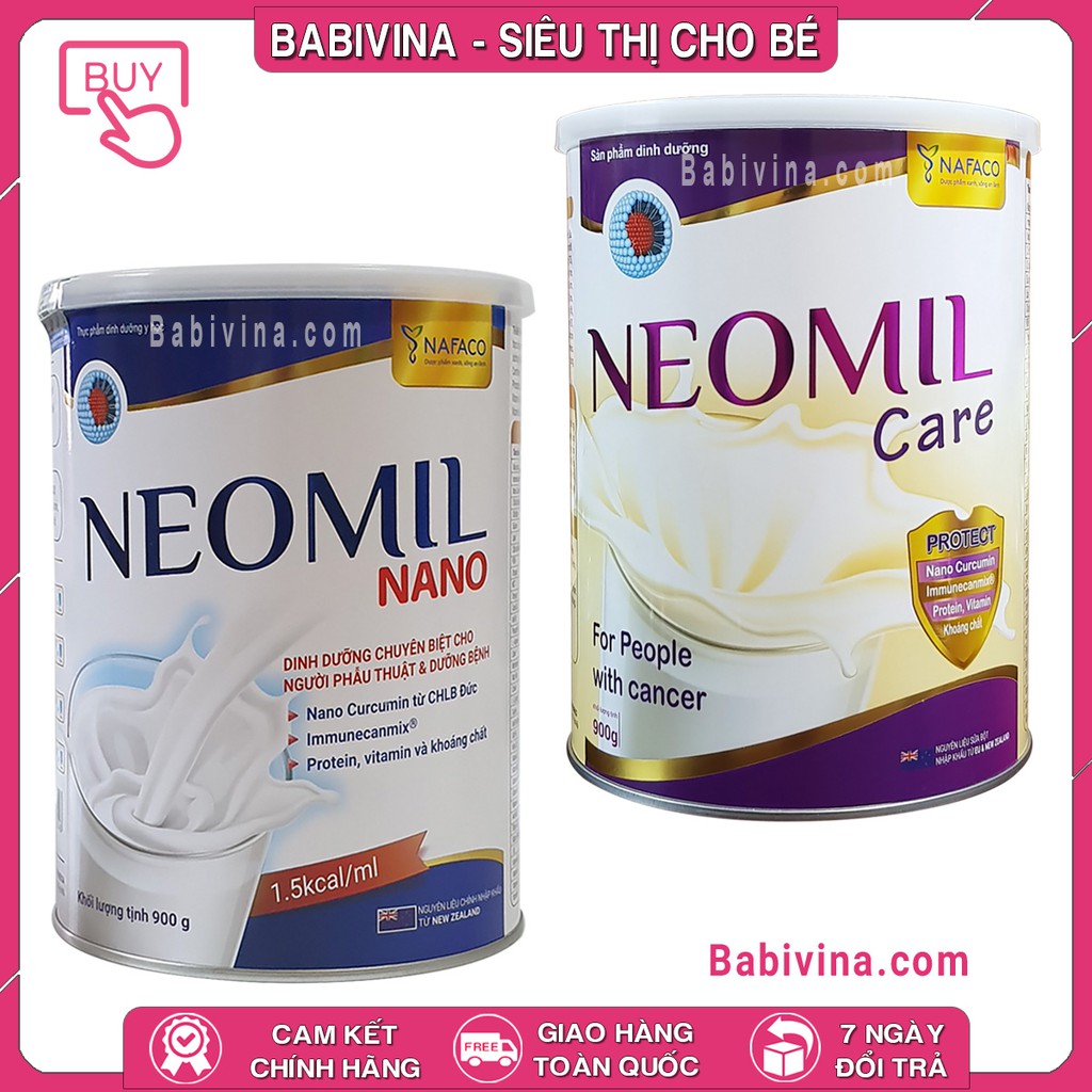 [CHÍNH HÃNG] Sữa Bột Neomil Nano | Sữa Bột NeoMil Care | Dinh Dưỡng Cao Năng Lượng Người Ốm, Bệnh Nhân, Người Phẫu Thuật