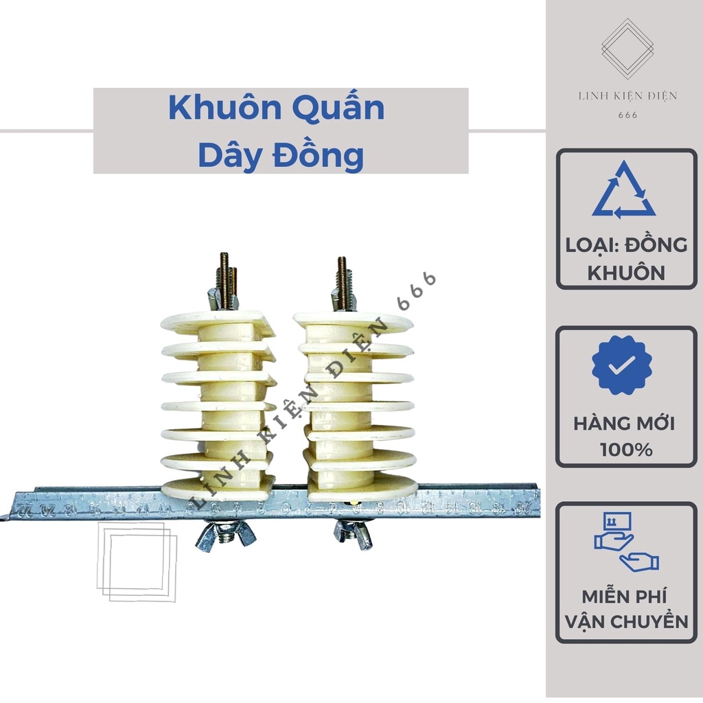 Khuôn Quấn Dây Đồng 5-6 Rãnh 25 - 110 mm Quấn Motor