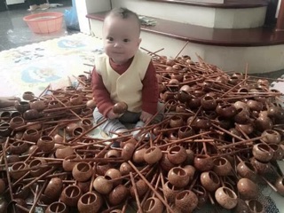 Gáo múc rượu mỹ nghệ dừa