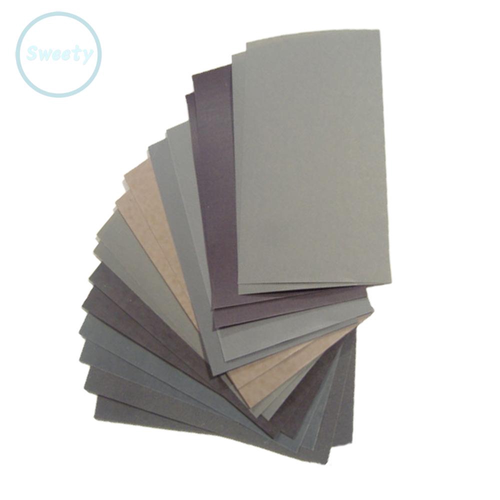 Bộ 15 Miếng Giấy Nhám 400-2500 Grit 400-6500 Grit 400 1500 2000 2500 Grit 15x15