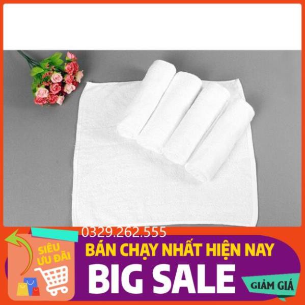 (FreeShip) Sỉ 10 Khăn lau trắng lau đa năng lau chùi mọi thứ