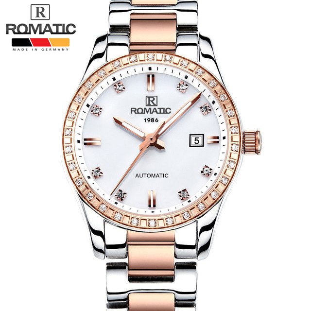 Đồng hồ Nữ ROMATIC 8810 Dây Demi Siêu Sang,Tặng Hộp & Pin