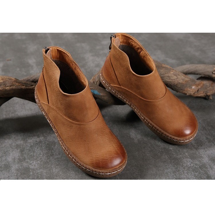 G041-Giày ENDA Kisuhi Da Thật Handmade Cổ Cao | BigBuy360 - bigbuy360.vn
