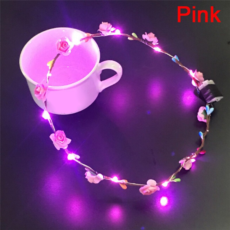 Băng Đô Hoa Có Đèn LED Phát Sáng