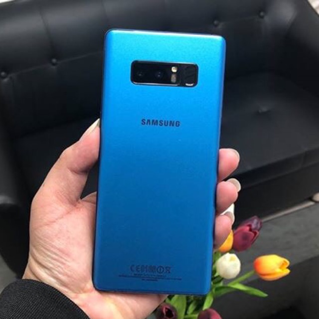Skin Dán Samsung Note 8 Xanh Wave imei