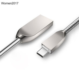 Dây cáp sạc nhanh lò xo cho Apple Android Type-C