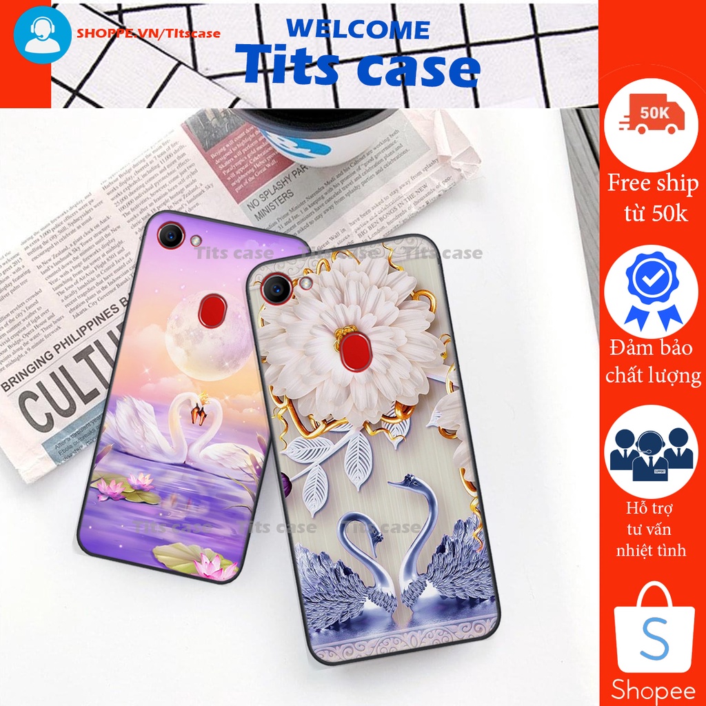 Ốp lưng  Oppo F5 / F5 YOUTH / F7 in hình thiên nga,hoa may mắn, đặc sắc ĐỘC - LẠ - BỀN