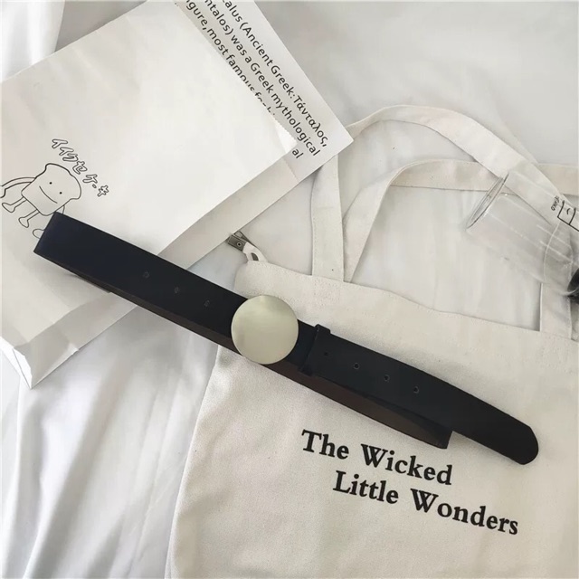 Belt-dây lưng mặt tròn retro