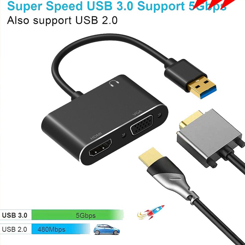 Hệ Thống Hỗ Trợ Usb 2.0 Và 3.0 1080pdmi Hỗ Trợ Xp, Win7, Win8, Win10, Macos | BigBuy360 - bigbuy360.vn
