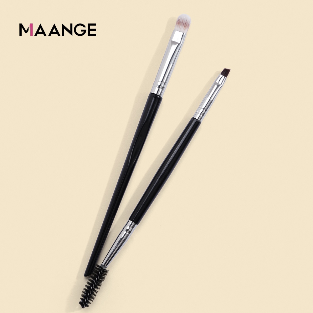 Set 2 cọ trang điểm mắt MAANGE 51045 tiện dụng