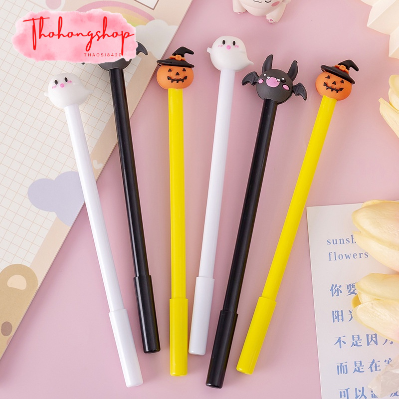 Bút nước gel đen lễ hội Halloween siêu cute