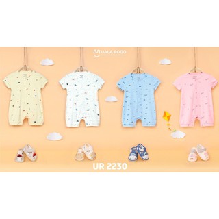 Uala Rogo bộ body cộc tay vải Petit sợi tre - siêu mềm mịn cho bé