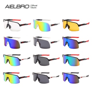 Aielbro UV400 Kính râm đi xe đạp MTB Bóng râm Kính râm ngoài trời Kính xe đạp Kính thể thao