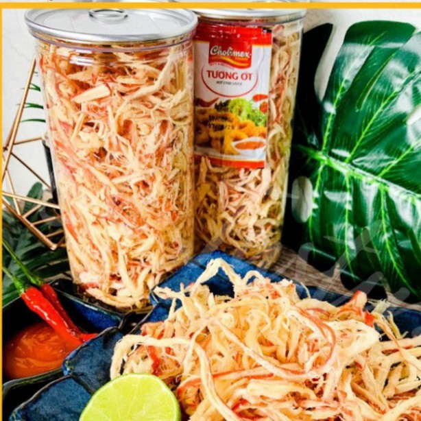 Hũ Mực Hấp Dừa Xé Sợi siêu thị ăn vặt quán 88 | BigBuy360 - bigbuy360.vn