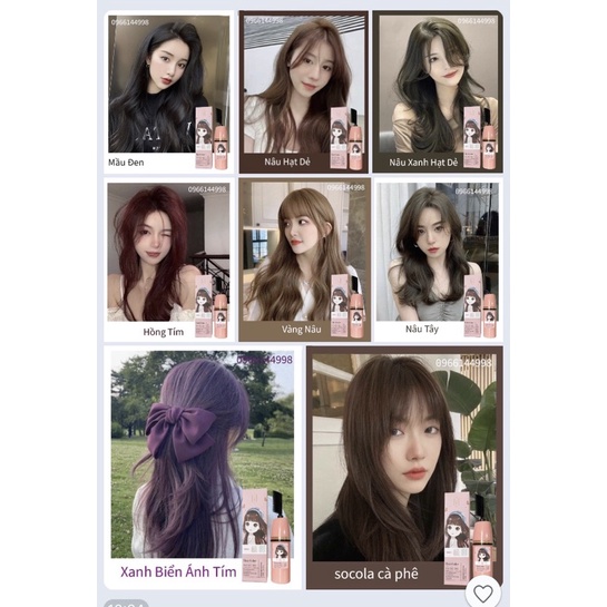 Lược nhuộm tóc mầu thông minh dễ sử dụng