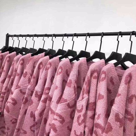 Áo Khoác Len Họa Tiết Beo 2 Màu Chất Dày Dặn Ấm Áp Xinh Xắn | Bé Tiu Clothing