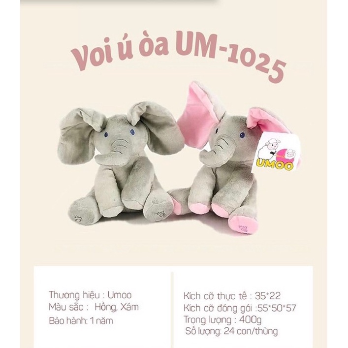 Umoo - Voi , thỏ ú oà UM1025