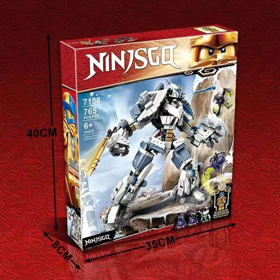 Đồ chơi Lắp ráp Mô hình Ninjago City Zane's Titan Mech Battle 7188