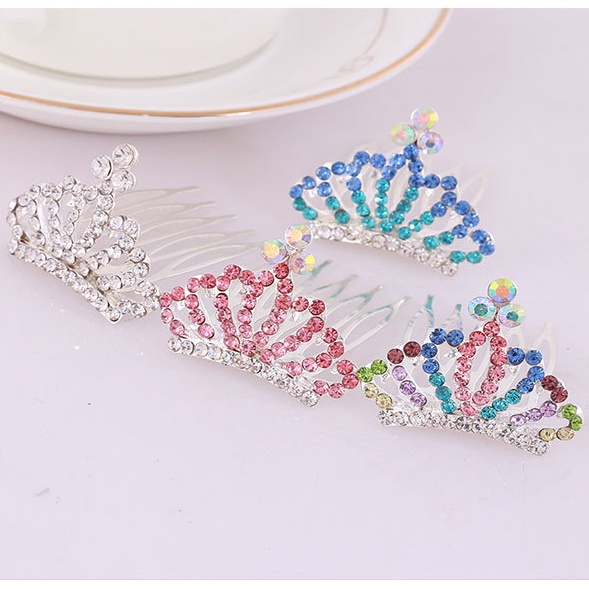 Vương Miện Công Chúa Phong Cách Hàn Quốc Dễ Thương Cho Bé Gái