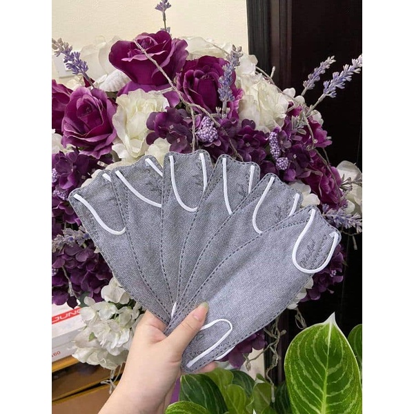 THÙNG 300 CHIẾC KHẨU TRANG CÁ KHÁNG KHUẨN 4D KF94 ÔM SÁT MẶT LỌC BỤI BẨN