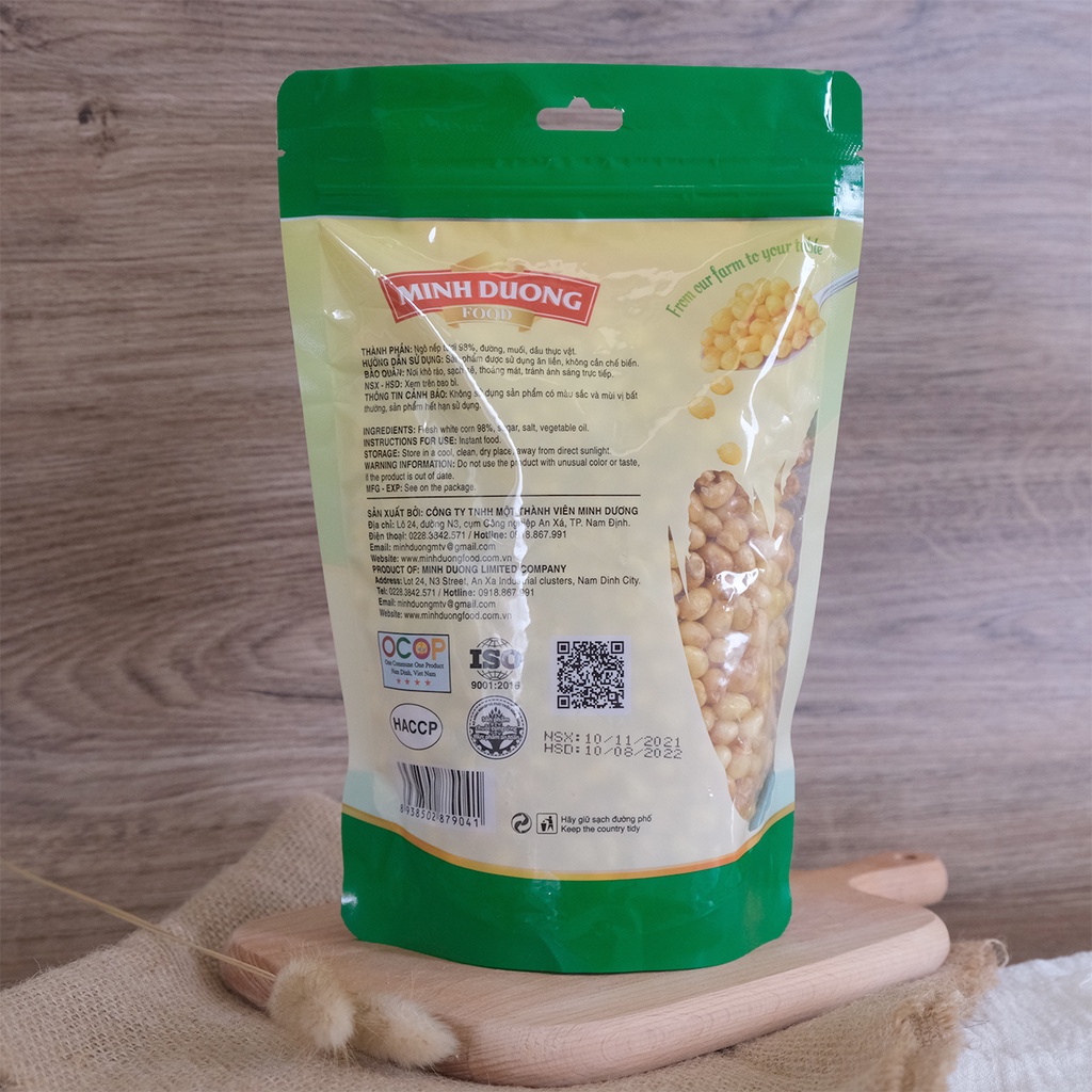 Ngô Nếp Tươi Sấy MINH DƯƠNG FOOD Chính Hãng