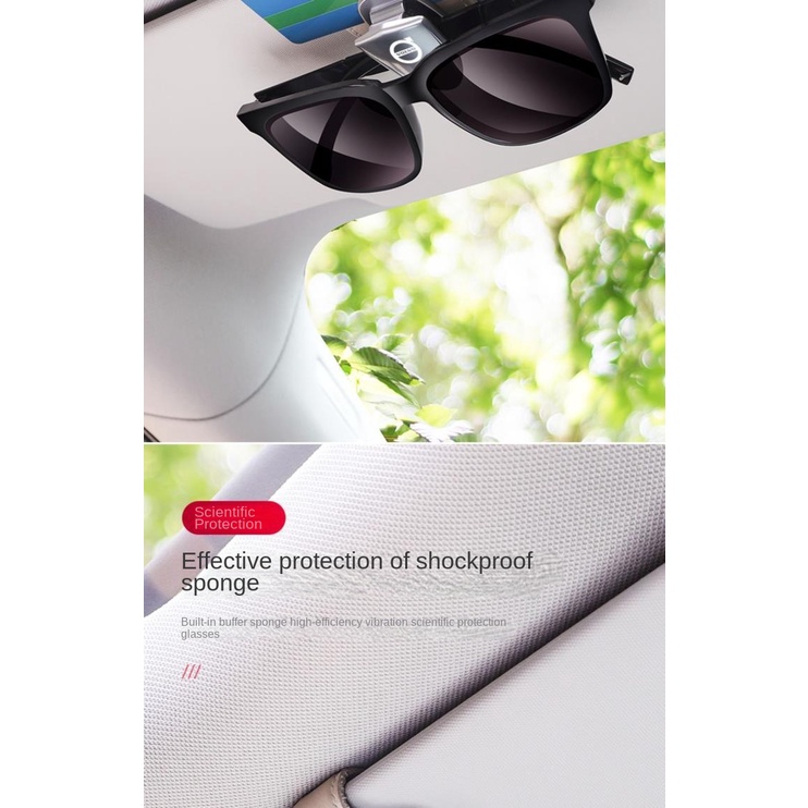 Hộp Đựng Mắt Kính Có Kẹp Trang Trí Cho Xe Hơi Volvo S60 V60 S90 V90 XC40 XC60