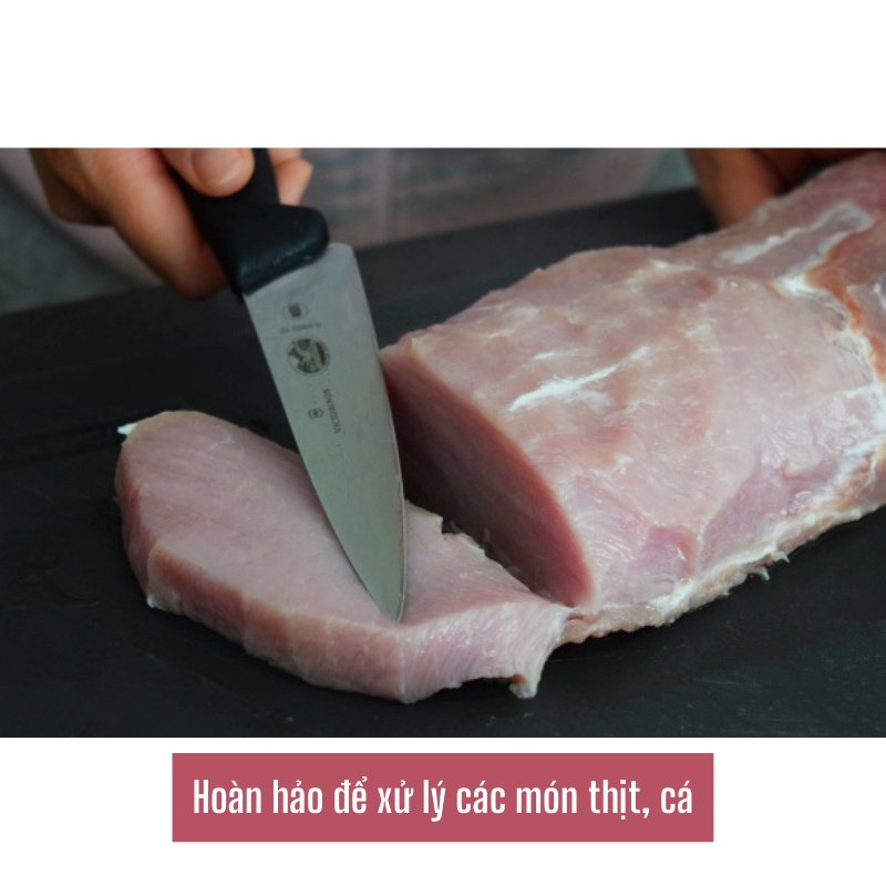 Dao bếp Victorinox Fibrox 12cm - Dao cho bếp chuyên nghiệp siêu sắc nhập khẩu Thụy Sỹ
