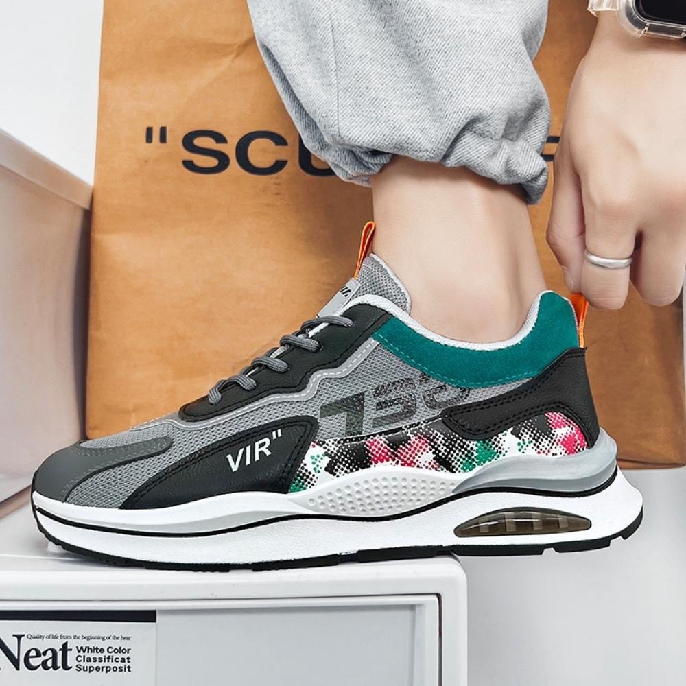 Giày nam sneaker VIR Đế tăng chiều cao phối màu cực đẹp