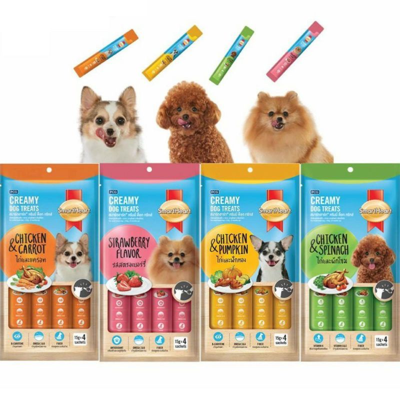 súp kem thưởng cho chó smartheart creamy dog