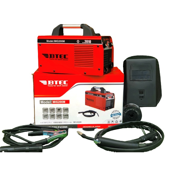 Máy hàn Mig Btech 2 chức năng không khí chính hãng dây rời tặng cuộn dây hàn