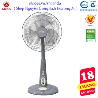 Quạt lở nhựa, kiểu dáng lửng, quạt điện lifan, quạt cây cánh 40cm 45w, model ql-216, ql-316