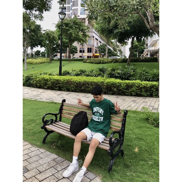 RYAN - Áo thun nam COMPANY ngắn tay vải cotton thương hiệu RYAN form rộng phong cách Hàn Quốc