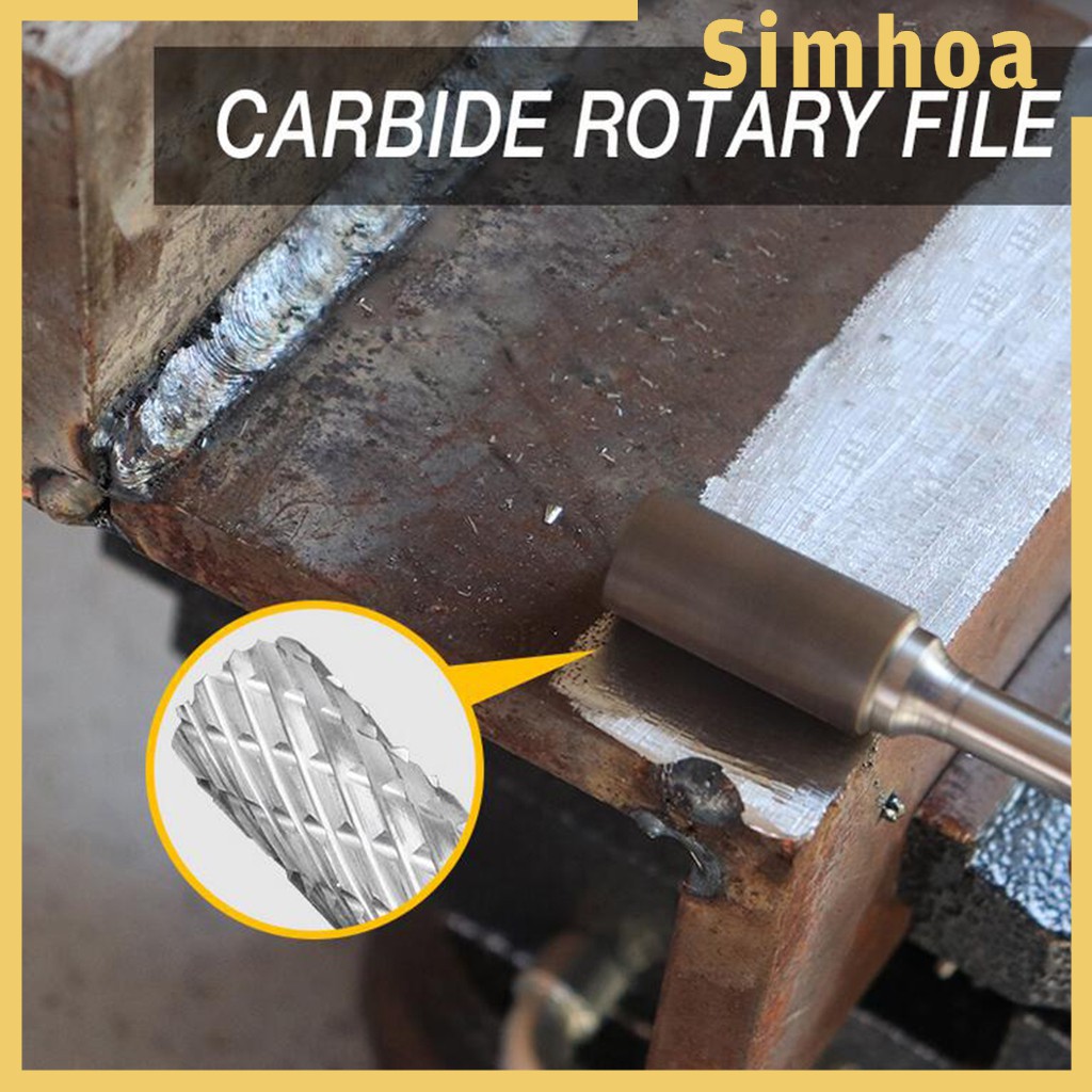 Bộ 10 mũi mài gia công bằng chất liệu vonfram
