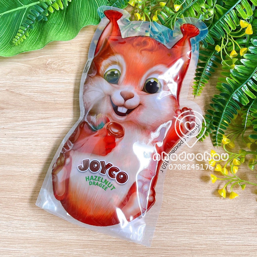 Một gói kẹo sô cô la viên hình gấu Nga mẫu mới gói 150g