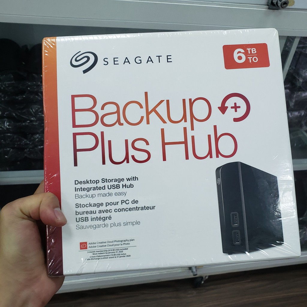 Ổ Cứng Di Động Seagate Backup Plus Hub 6TB