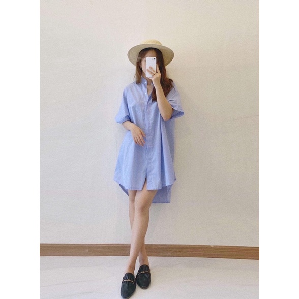Áo sơ mi oversize form rộng
