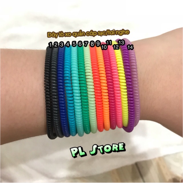 Dây lò xo quấn bảo vệ sạc, tai nghe | BigBuy360 - bigbuy360.vn