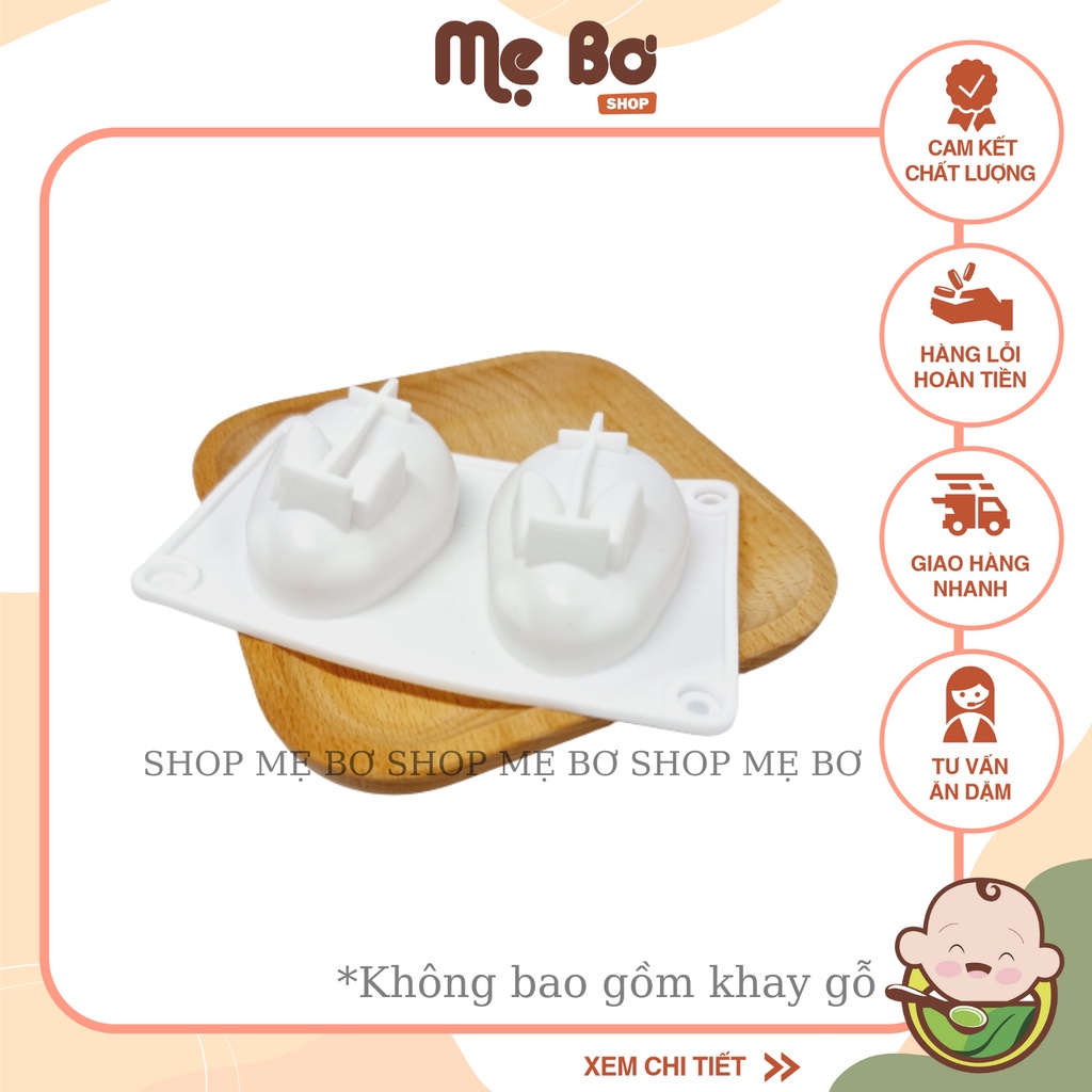 KHUÔN THỎ BÉO/ THỎ LƠN SILICON  3D XINH ĐÁNG YÊU