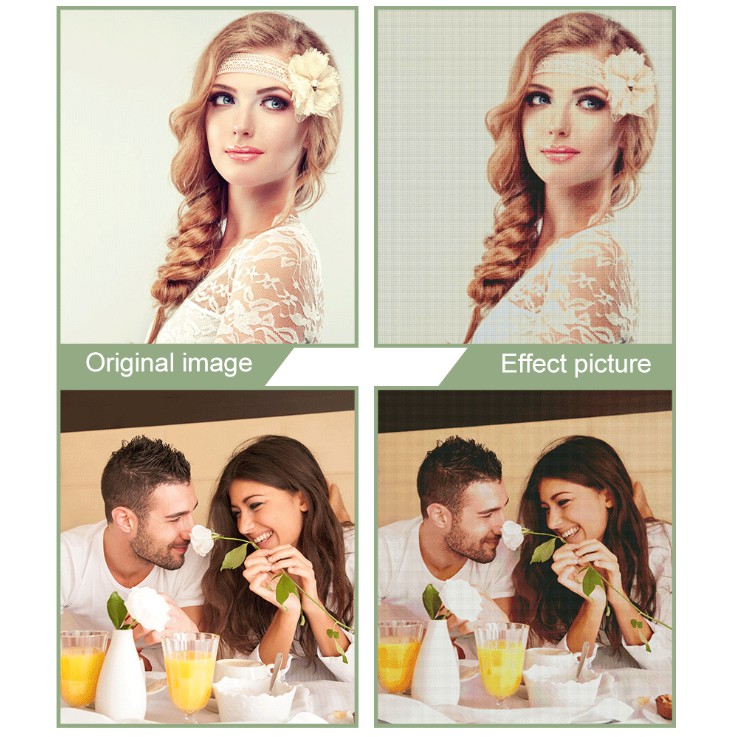 Tranh đính đá theo yêu cầu , Tranh đính đá 5D , đính full đá