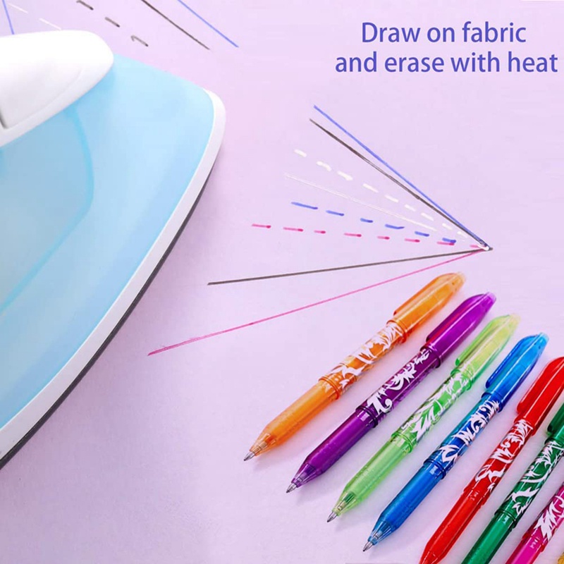 Set 12 Bút Bi Nhiệt Ngòi 0.5mm Cho Học Sinh / Người Lớn